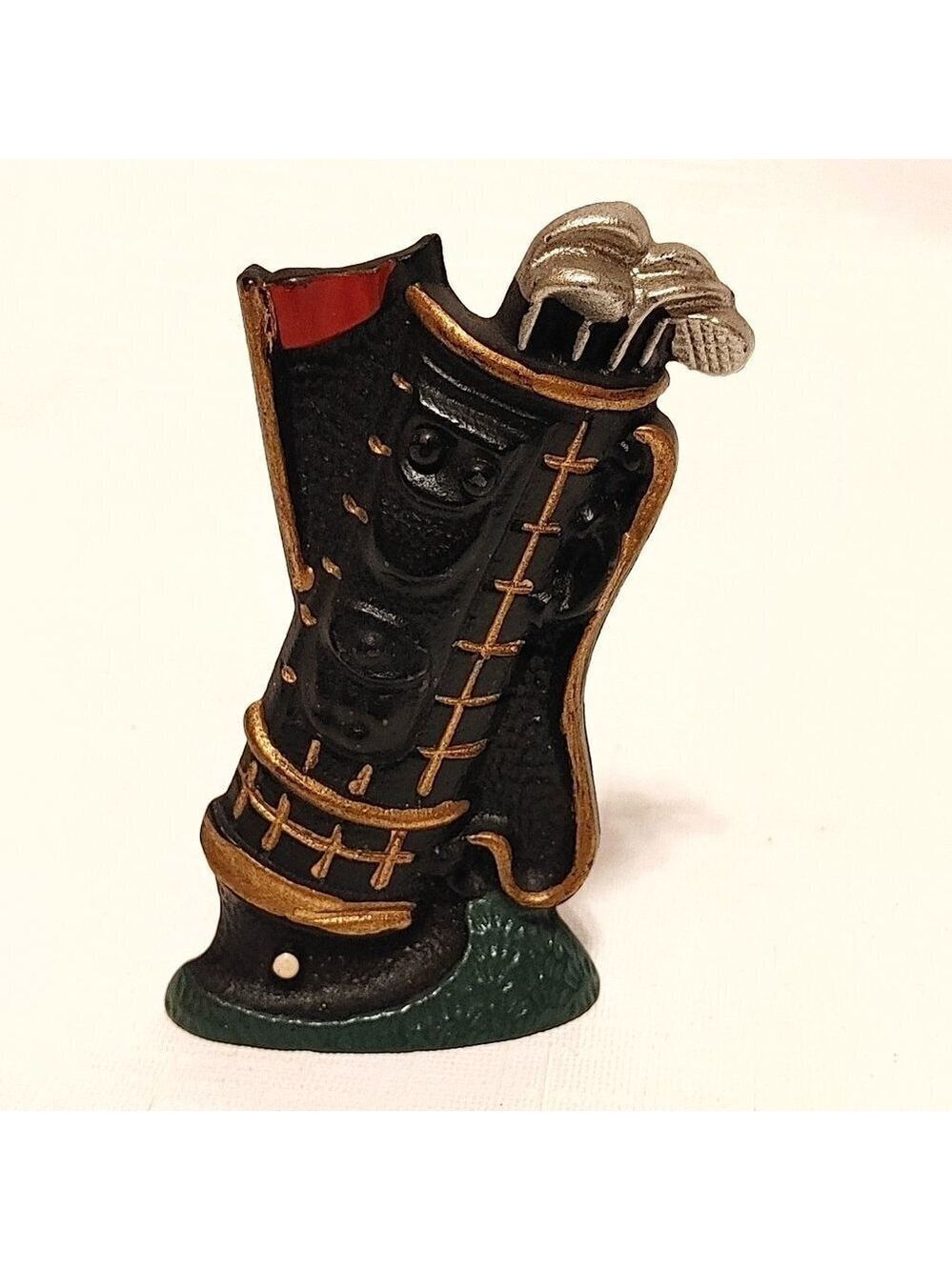 Metal Golf Bag Golf Tee Holder Free Standing Desk Decor Made in England